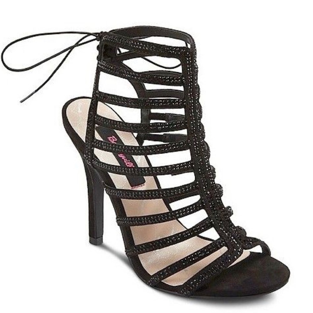 NIB Betseyville By Betsey Johnson Stardust Heels 8